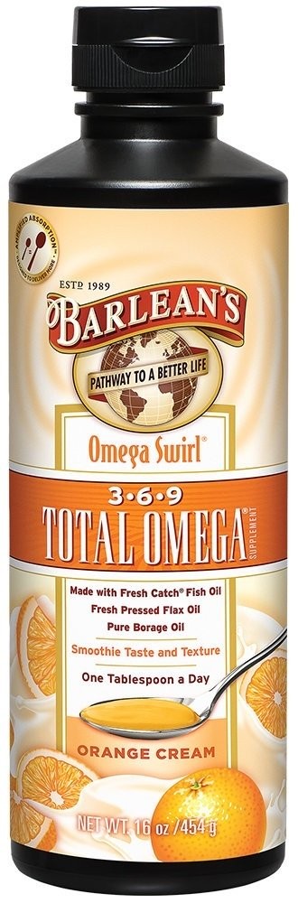 Total Omega 3·6·9 Swirl, Orange Cream - 454 grams