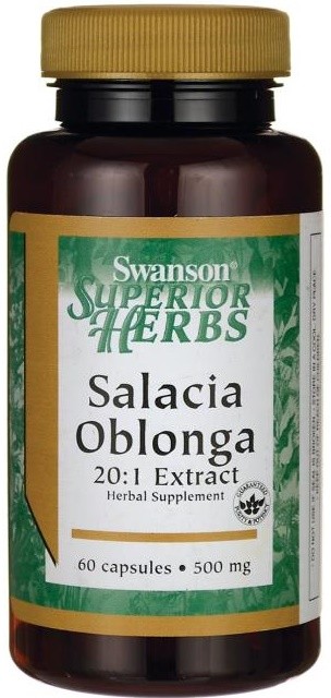 Salacia Oblonga 20:1 Extract, 500mg - 60 caps