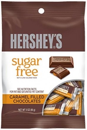Sugar Free Caramel Filled Chocolates Bag - 85 grams