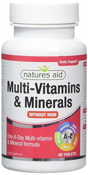 Multi-Vitamins & Minerals, Without Iron - 60 tablets