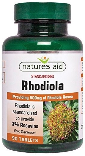Rhodiola Standardised, 500mg - 90 tablets