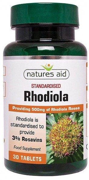 Rhodiola Standardised, 500mg - 30 tablets