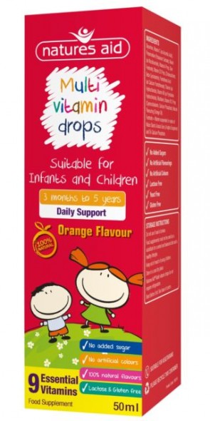 Multi-Vitamin Drops for Infants & Children - 50 ml.