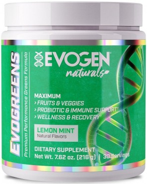 Evogreens Naturals, Lemon Mint - 216 grams