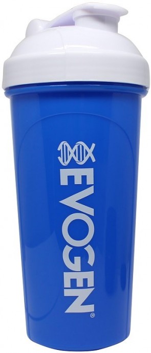 Shaker, Blue with White Lid - 700 ml.