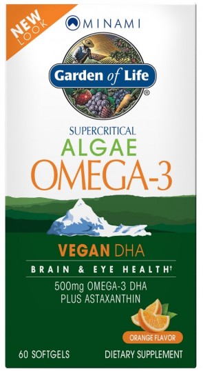 Minami Algae Omega-3 Vegan DHA - 60 softgels