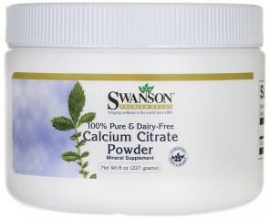 Calcium Citrate Powder, 100% Pure and Dairy-Free - 227 grams