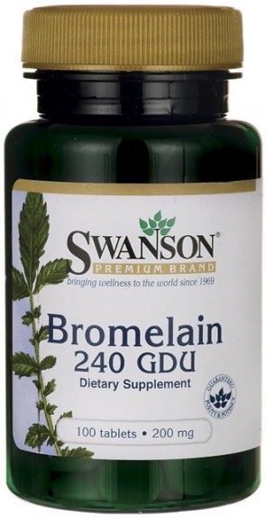 Bromelain, 200mg - 100 tablets