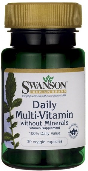 Daily Multi-Vitamin without Minerals - 30 vcaps