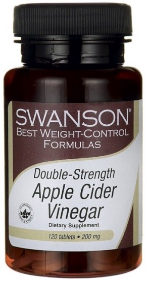Apple Cider Vinegar, 200mg Double-Strength - 120 tablets