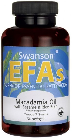 Macadamia Oil with Sesame & Rice Bran - 60 softgels