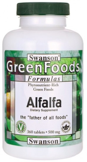 Alfalfa, 500mg - 360 tablets