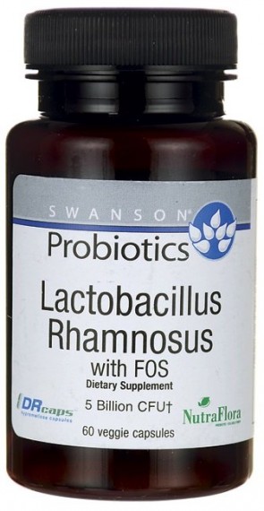 Lactobacillus Rhamnosus with FOS, 5 Billion CFU - 60 vcaps