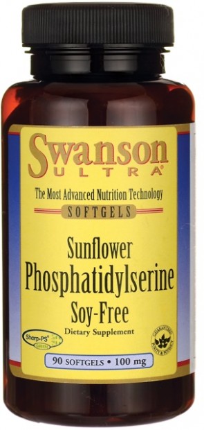 Sunflower Phosphatidylserine Soy-Free, 100mg - 90 softgels