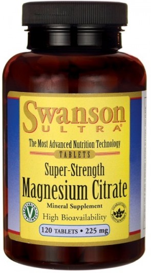 Magnesium Citrate, 225mg Super-Strength - 120 tablets
