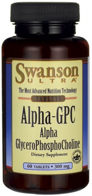 Alpha-GPC Alpha GlyceroPhosphoCholine, 300mg - 60 tablets