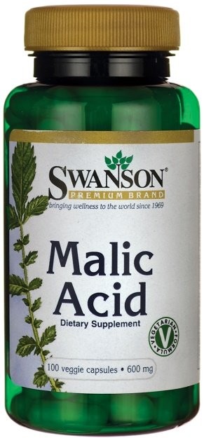 Malic Acid, 600mg - 100 vcaps