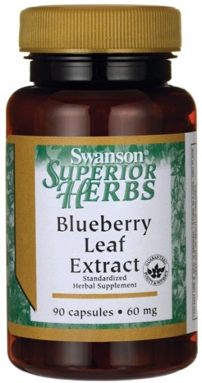 Blueberry Leaf Extract, 60mg - 90 caps