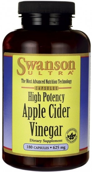 Apple Cider Vinegar, 625mg High Potency - 180 caps