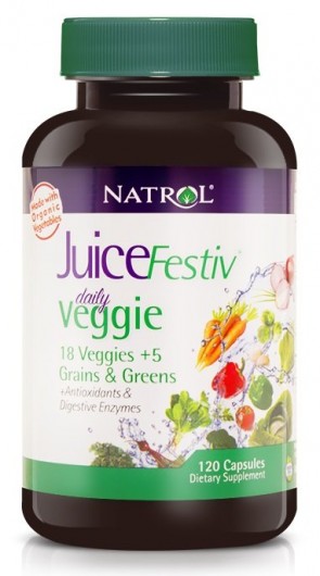 JuiceFestiv, Daily Veggie - 120 caps