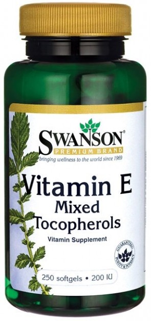 Vitamin E Mixed Tocopherols, 200 IU - 250 softgels