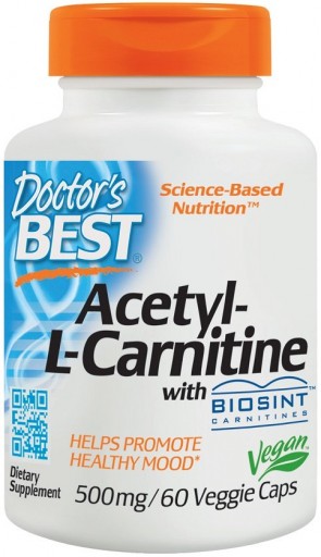 Acetyl L-Carnitine with Biosint Carnitines, 500mg - 60 vcaps
