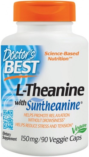 L-Theanine with Suntheanine, 150mg - 90 vcaps