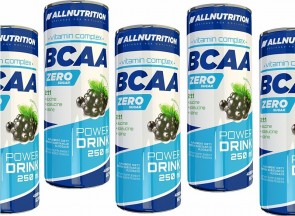 BCAA Power Drink, Blackcurrant (250ml) - 24 cans