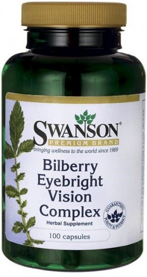 Bilberry Eyebright Vision Complex - 100 caps