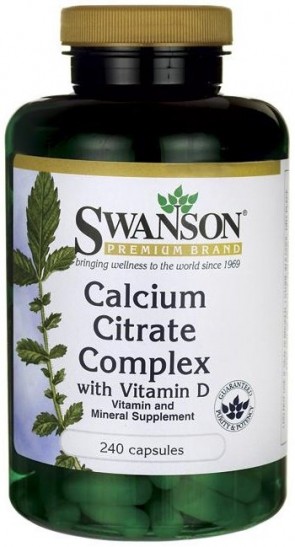 Calcium Citrate Complex with Vitamin D - 240 caps