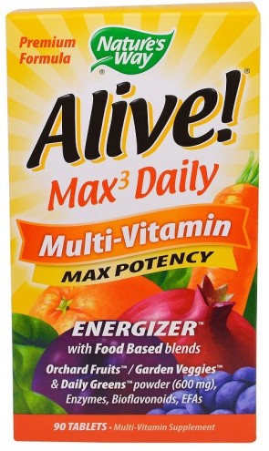 Alive! Max3 Daily Multi-Vitamin Max Potency - 90 tablets