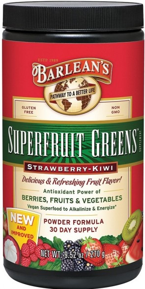 Superfruit Greens, Strawberry Kiwi - 270 grams