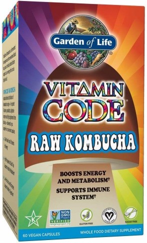 Vitamin Code RAW Kombucha - 60 vcaps