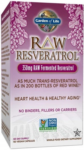 RAW Resveratrol - 60 vcaps
