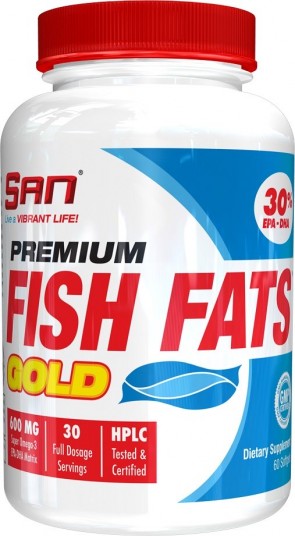 Premium Fish Fats Gold - 60 softgels