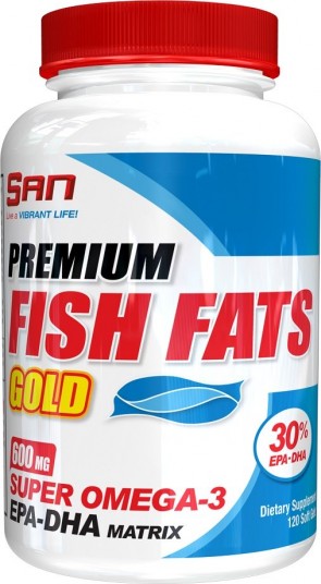 Premium Fish Fats Gold - 120 softgels