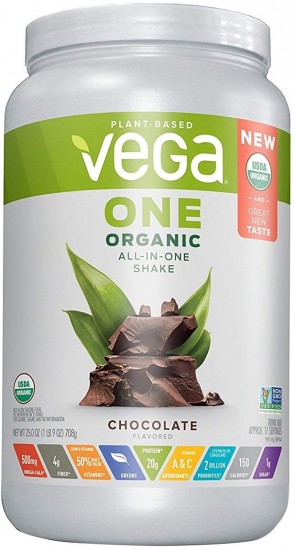 Vega One All-In-One Nutritional Shake, Chocolate - 708 grams
