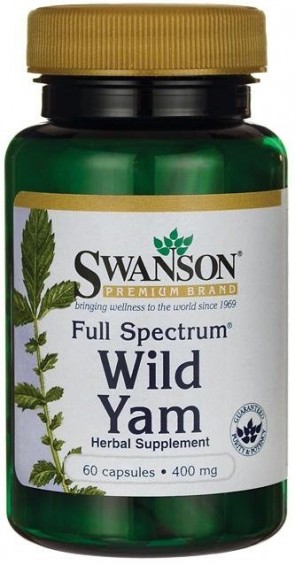 Full Spectrum Wild Yam, 400mg - 60 caps