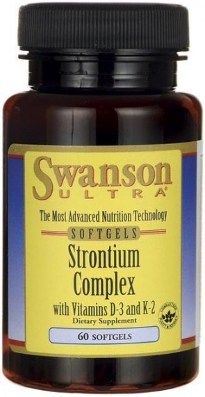 Strontium Complex with Vitamins D-3 & K-2 - 60 softgels