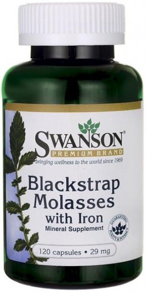 Blackstrap Molasses with Iron, 29mg - 120 caps