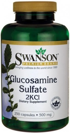 Glucosamine Sulfate 2KCl, 500mg - 250 caps