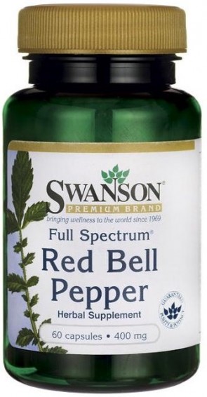Full Spectrum Red Bell Pepper, 400mg - 60 caps