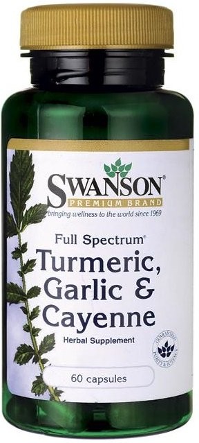 Full Spectrum Turmeric, Garlic & Cayenne - 60 caps