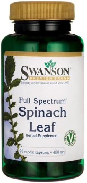 Full Spectrum Spinach Leaf, 400mg - 90 vcaps