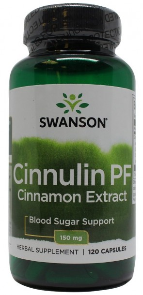 Cinnulin PF Cinnamon Extract, 150mg - 120 caps